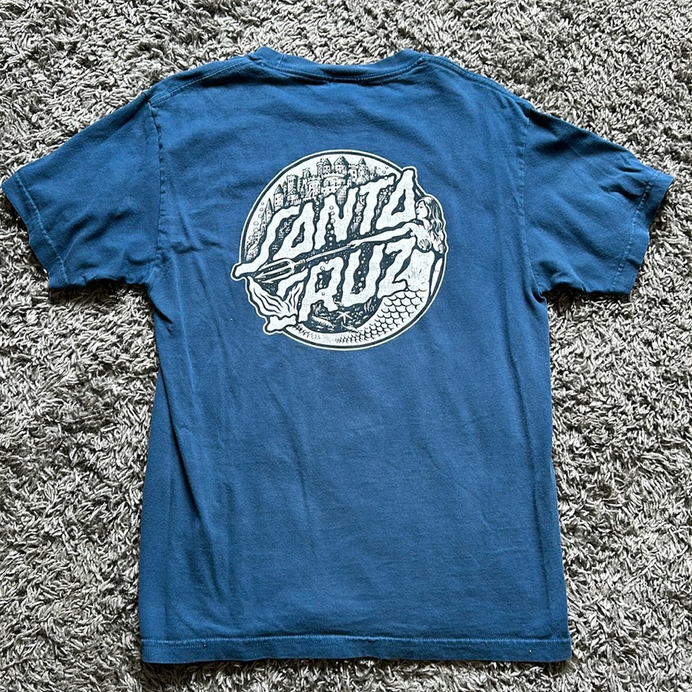 Santa Cruz blue mermaid shirt